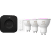 Philips Hue White and Color Starter Pack GU10 3-pack + Bridge Pro + dimmer