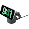 Belkin Chargeur Sans Fil 2-en-1 MagSafe et Qi2 15 W avec Support Noir