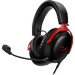 HyperX Cloud III Wireless Gaming Headset - Black/Red (PC, PS5, PS4)