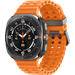 Samsung Galaxy Watch Ultra 4G Grijs/Oranje 47mm + Duo Draadloze Oplader