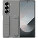 Samsung Galaxy Z Fold 6 Back Cover Silicone avec Support Gris