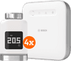 Bosch Slimme Radiatorknop 2 4-Pack + Smart Home Controller 2