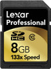 Lexar SDHC 8GB Pro 133x Class 10