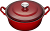 Le Creuset Faitout Cocotte 24 cm Rouge Cerise
