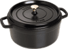 Staub Round Dutch Oven 24cm Black