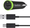 Belkin Autolader 2,1A USB C 2.0 Zwart