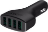Aukey Autolader 4 USB 9,6A Zwart