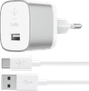Belkin Charger with USB-C Cable 18 Watts Quick Charge 3.0 White