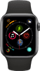 Apple Watch Series 4 40 mm Bracelet sportif Gris sidéral Aluminium/Noir