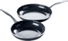 GreenPan Brussels Set de Poêles à Frire Céramique 24 + 28 cm