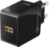 Trust Ultrafast Oplader zonder Kabel 18W Quick Charge 3.0 Zwart