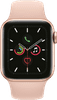 Apple Watch Series 5 40mm Goud Aluminium Roze Sportband