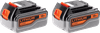 BLACK+DECKER 18 V 4,0 Ah Batterie Lot de 2