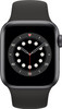 Apple Watch Series 6 40 mm Aluminium Gris Sidéral Bracelet Sport Noir