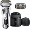 Braun Series 9 9395CC + Braun 92S Scheercassette Silver