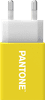 Pantone Oplader met Usb A Poort 10 Watt Geel