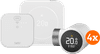 tado Wired Smart Thermostat X Multi Room Starter Pack 2nd Generation (4 radiator knobs)