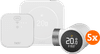 tado Wired Smart Thermostat X Multi-room Starter Pack 2nd Generation (5 radiator knobs)