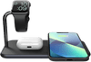ZENS Dual & Apple Watch Aluminium Draadloze Oplader 10W Zwart