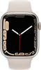 Apple Watch Series 7 4G 45mm Witgoud Aluminium Crème Sportband