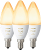 Philips Hue Ampoule Bougie White Ambiance E14 Lot de 3