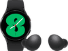 Samsung Galaxy Watch4 44 mm Zwart + Samsung Galaxy Buds 2 Zwart