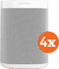 Sonos One SL Blanc Lot de 4