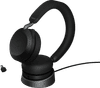Jabra Evolve2 75 Casque de bureau Sans Fil USB-C Noir avec Support de Charge