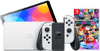 Nintendo Switch OLED Wit + Mario Kart 8 Deluxe