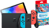 Nintendo Switch OLED Bleu/Rouge + Nintendo Switch Sports