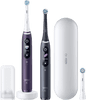 Oral-B iO 8n Mauve et Noir Pack de Deux avec Brossette Supplémentaire