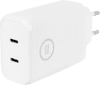 BlueBuilt Power Delivery Charger with 2 USB-C Ports 45W White