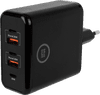BlueBuilt Power Delivery and Quick Charge Charger with 5 USB Ports 20W Black