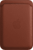 Apple Leather Card Wallet for iPhone with MagSafe Umber