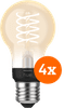 Philips Hue Ampoule à Filament White Standard E27 - 2023 - Lot de 4