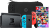 Nintendo Switch Rood/Blauw + Mario Kart 8 Deluxe + BlueBuilt Beschermhoes