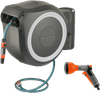 Gardena Wandslangenbox 35 RollUp XL Wit + Gardena Classic Multifunctionele Broes