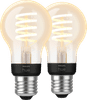 Philips Hue Ampoule à Filament White Ambiance Standard E27 Lot de 2