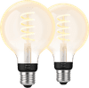 Philips Hue Ampoule à Filament White Ambiance Globe E27 Lot de 2