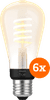 Philips Hue Filament White Ambiance Edison Lot de 6