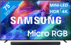Samsung Micro RGB 75" R85H (2026) + Samsung HW-Q600H (2026)