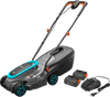 Gardena Tondeuse à Gazon sur Batterie PowerMax 32/18 V P4A avec Batterie 2,5 Ah (2x)