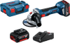Bosch Professional GWS 18 V-7 + Batterie 4,0 Ah (2x)