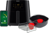 Philips Airfryer XL Connected HD9280/70 + Grille Double niveau + Moule de Cuisson