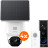 Eufy SoloCam E42 4-Pack + Video Doorbell E340 + Chime