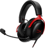 HyperX Cloud III Casque Gamer Filaire - Noir/Rouge (PC, PS5, Xbox Series X/S)