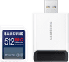 Samsung SDXC PRO Ultimate 512GB 130MB/s + USB lezer