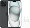 Apple iPhone 15 Plus 256 Go Noir + Apple Chargeur Rapide