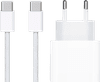 Apple Usb C Oplader 20W + Usb C Kabel 1m Nylon Wit