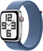 Apple Watch SE (2022) 4G 44 mm Argent Aluminium Boucle Sport